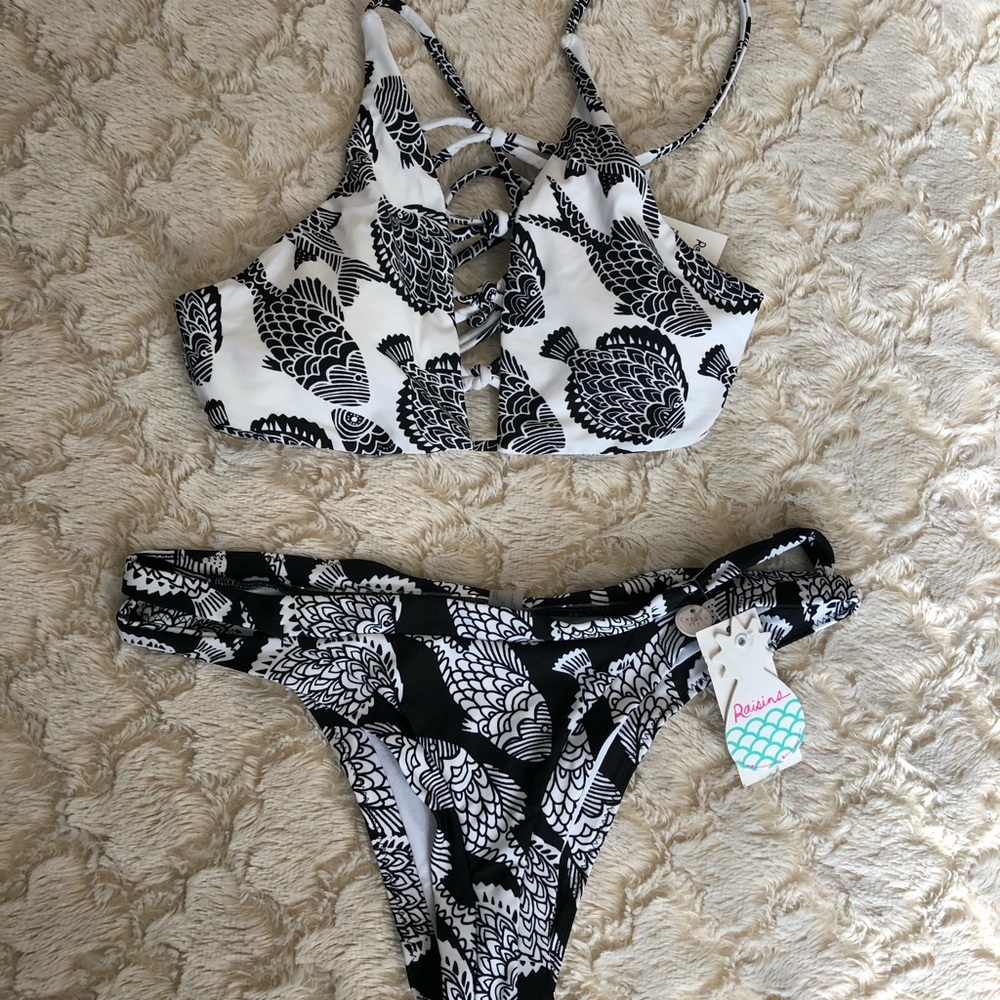 Black and White Bikini